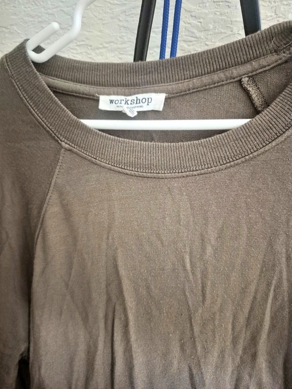 workshop Brown Long Sleeve Top Like New